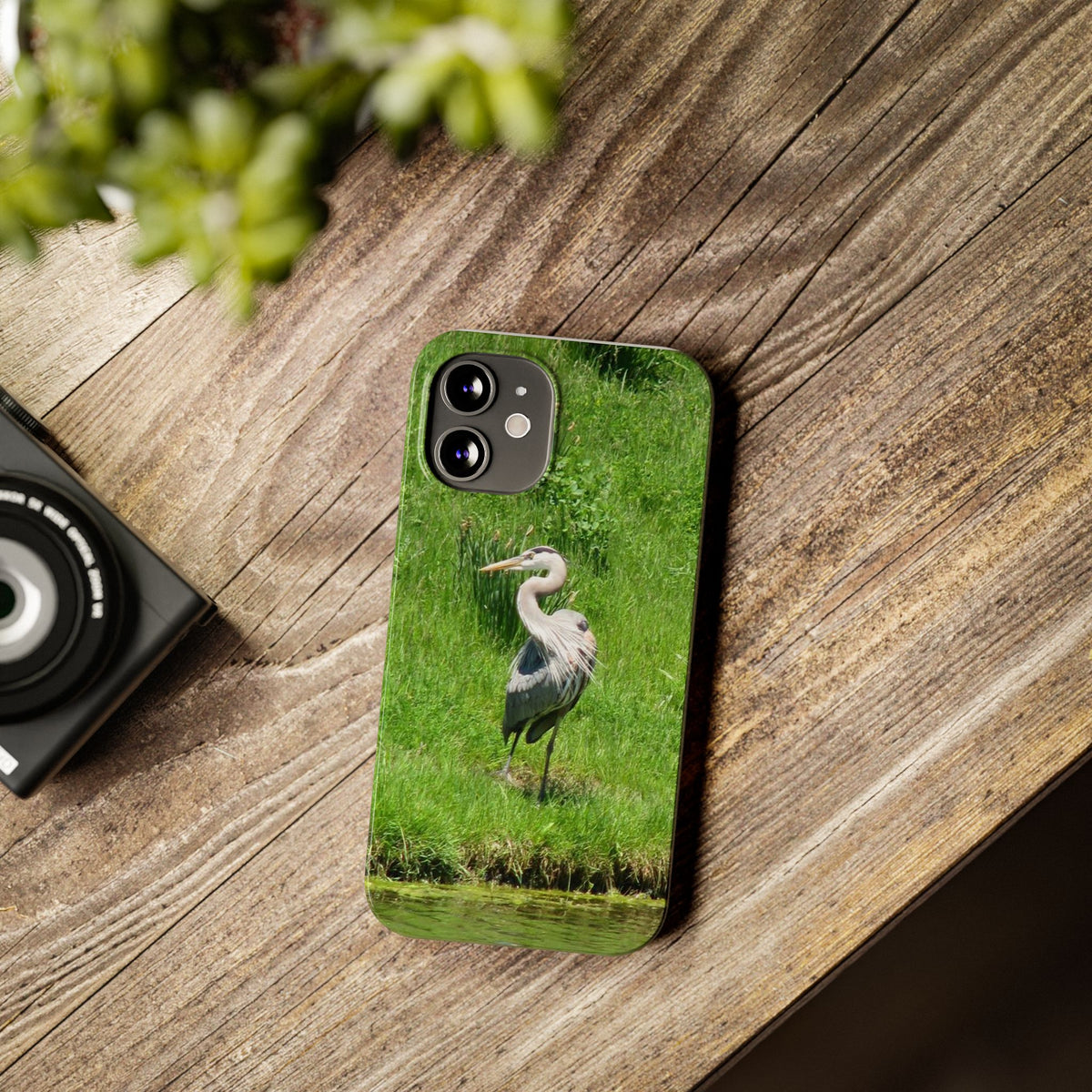 Great Blue Heron phone case | Slim Phone Cases