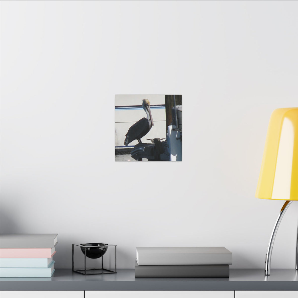 Pelican Coastal Wildlife Matte Canvas Wall Art