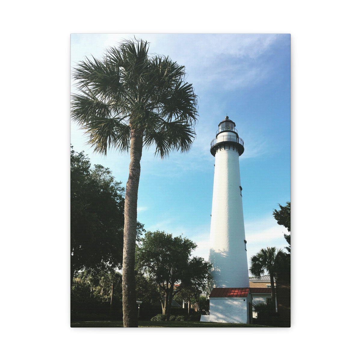 Coastal Lighthouse Photo Canvas Wall Art