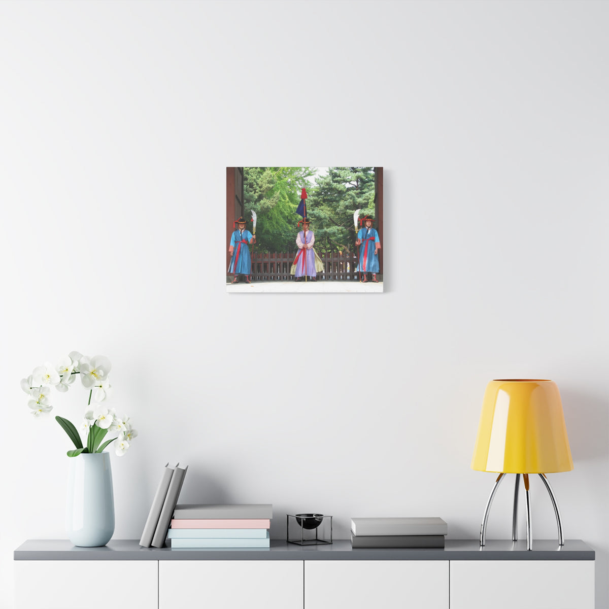 Korean Royal Guard Ceremony Matte Canvas