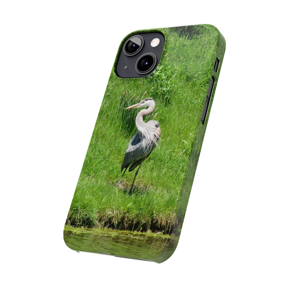Great Blue Heron phone case | Slim Phone Cases