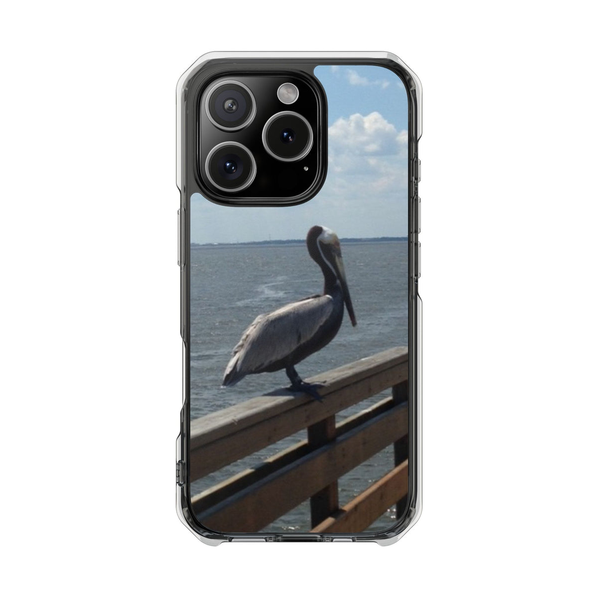 Pelican on Pier phone case | Clear Impact Case (USA)