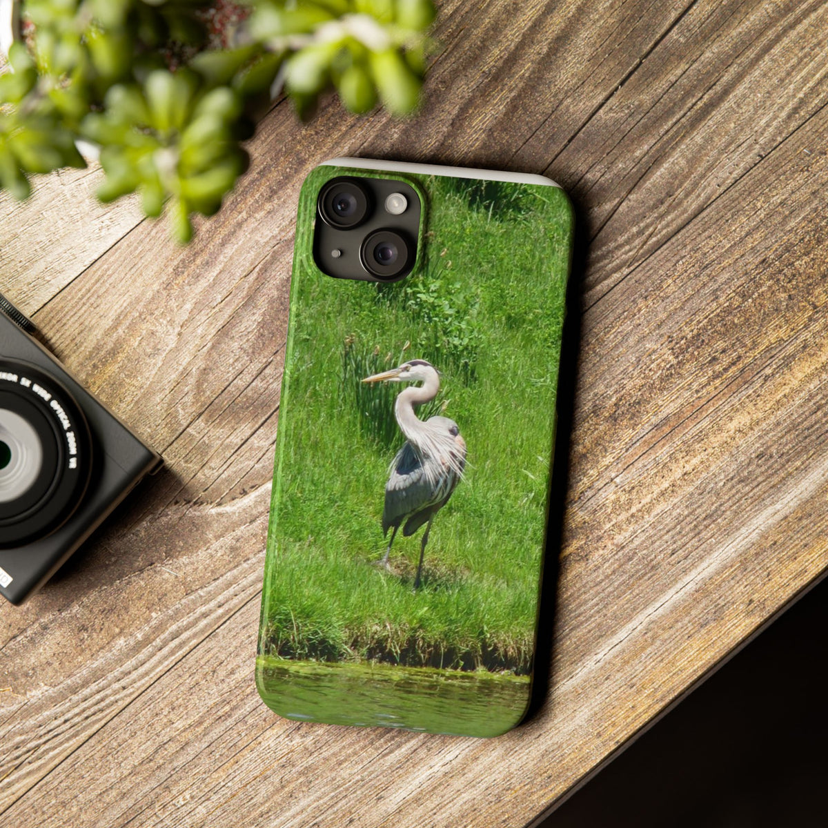 Great Blue Heron phone case | Slim Phone Cases