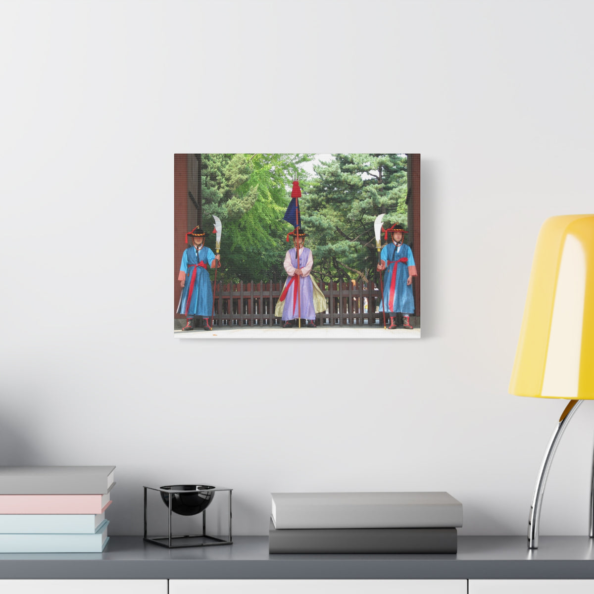 Korean Royal Guard Ceremony Matte Canvas