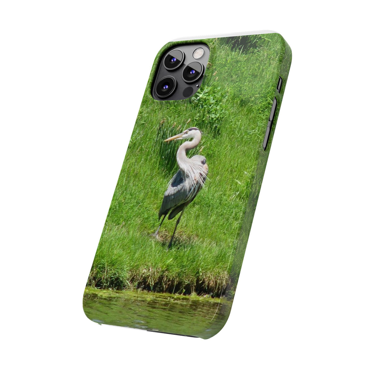 Great Blue Heron phone case | Slim Phone Cases