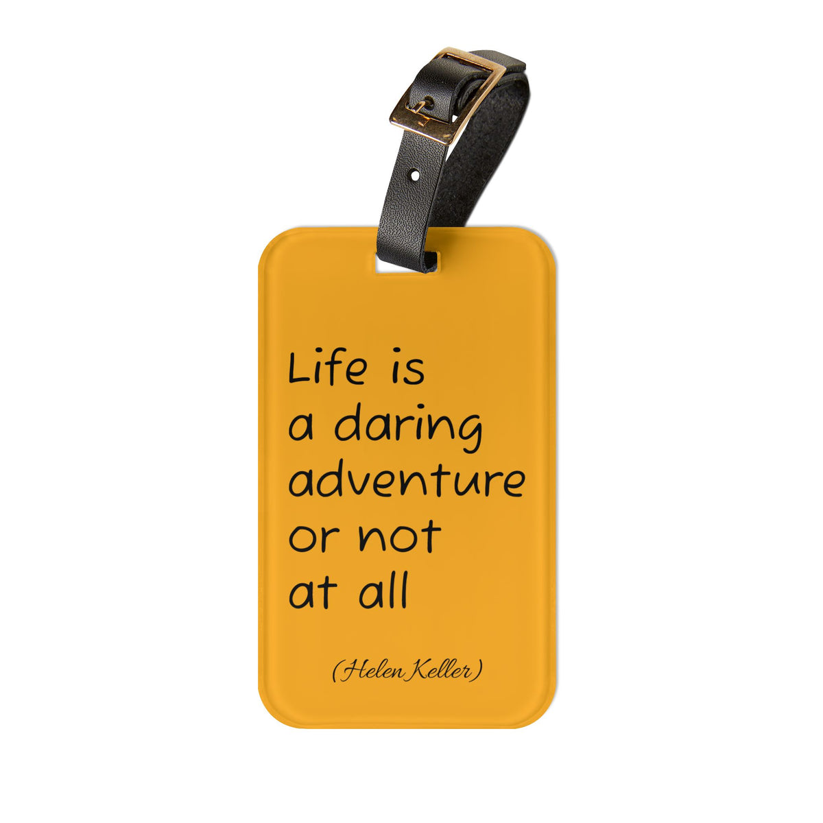 Life is a daring adventure quote Luggage Tag | Inspirational Travel Quote