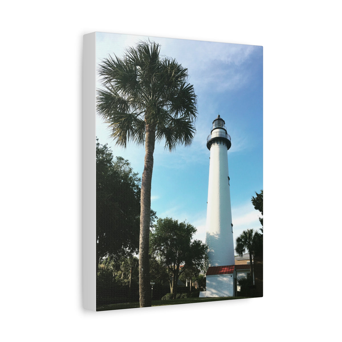 Coastal Lighthouse Photo Canvas Wall Art
