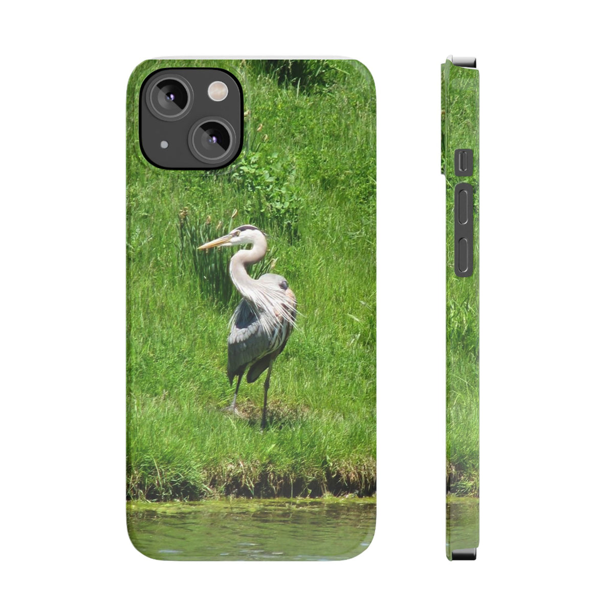 Great Blue Heron phone case | Slim Phone Cases
