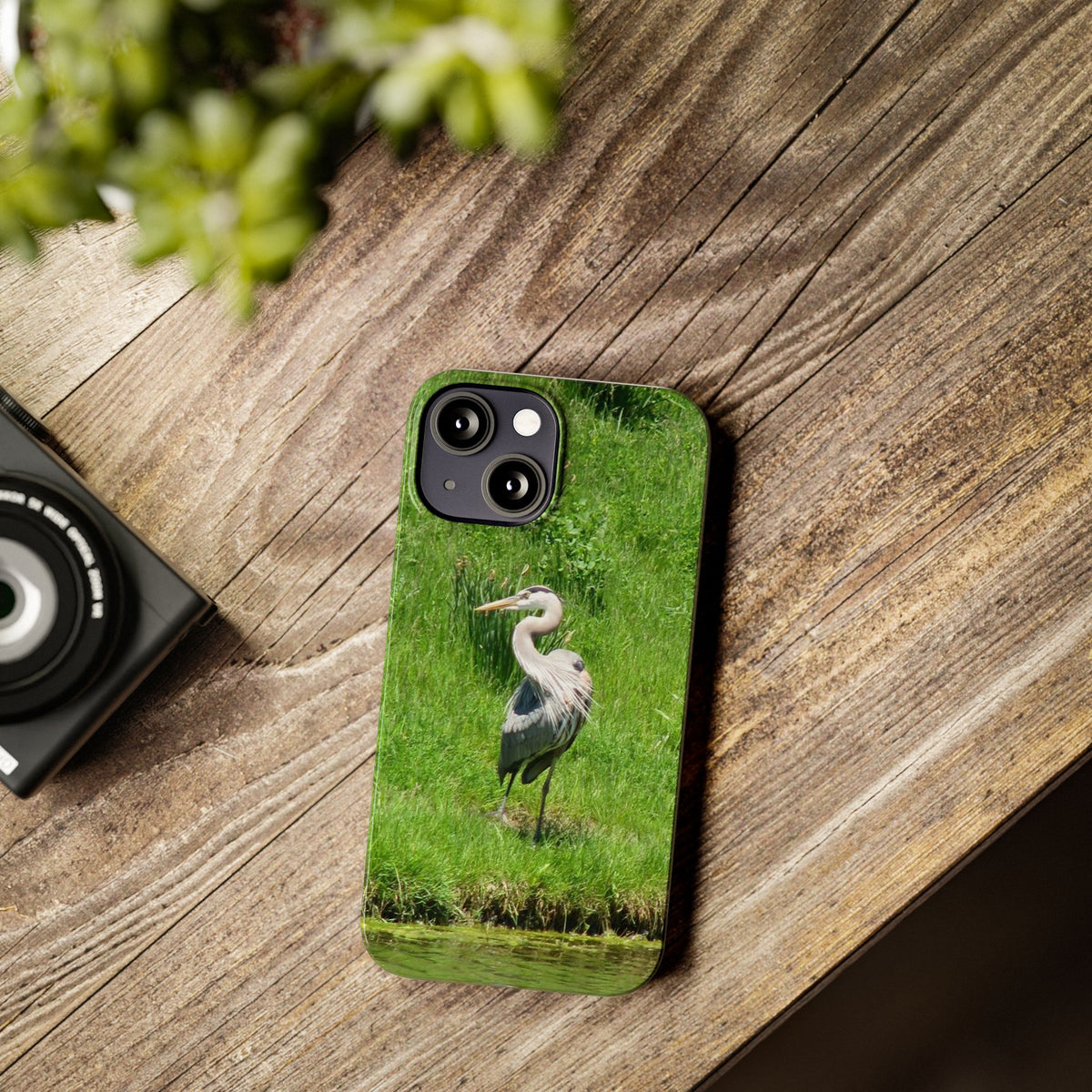 Great Blue Heron phone case | Slim Phone Cases