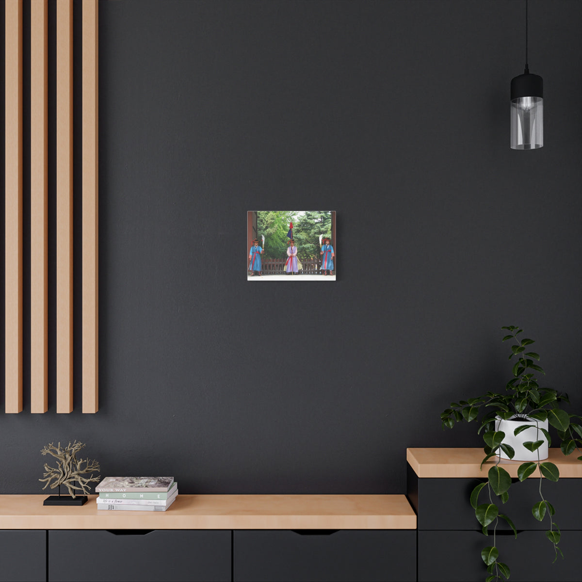 Korean Royal Guard Ceremony Matte Canvas