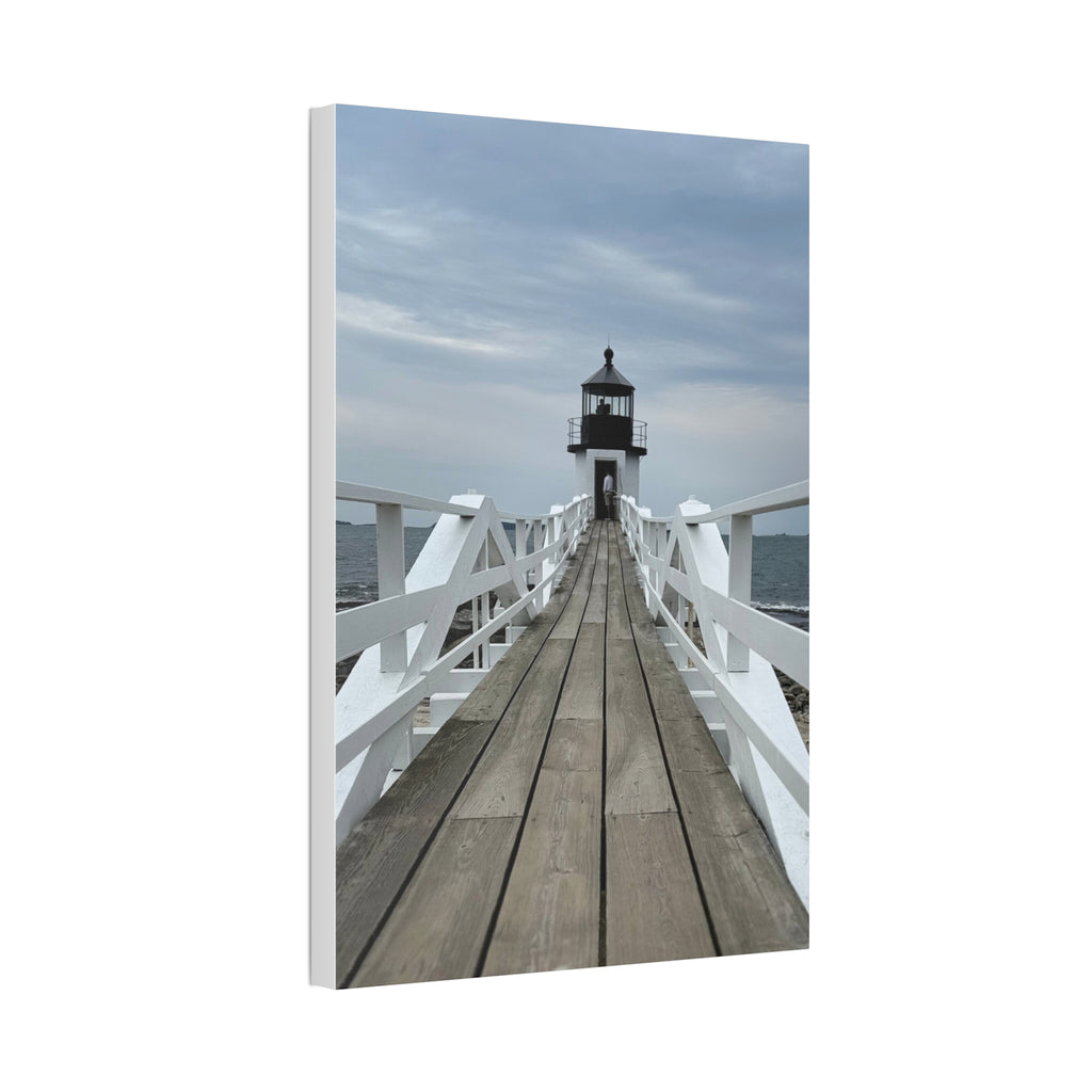 Stretched Canvas Lighthouse Pier Wall Art