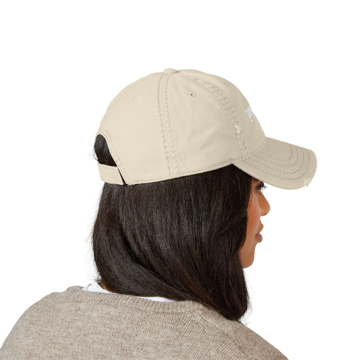 Powerful Distressed Dad Hat