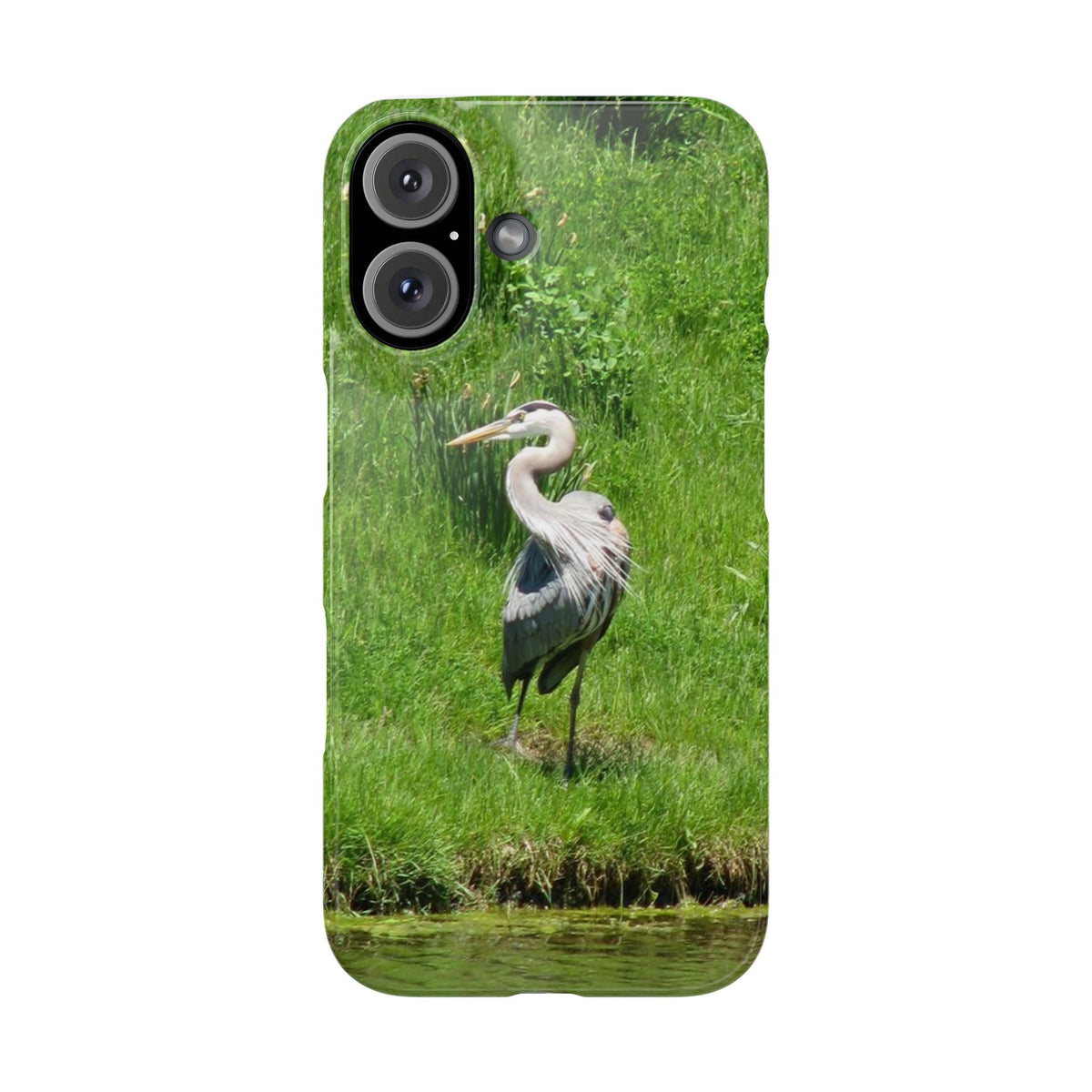 Great Blue Heron phone case | Slim Phone Cases