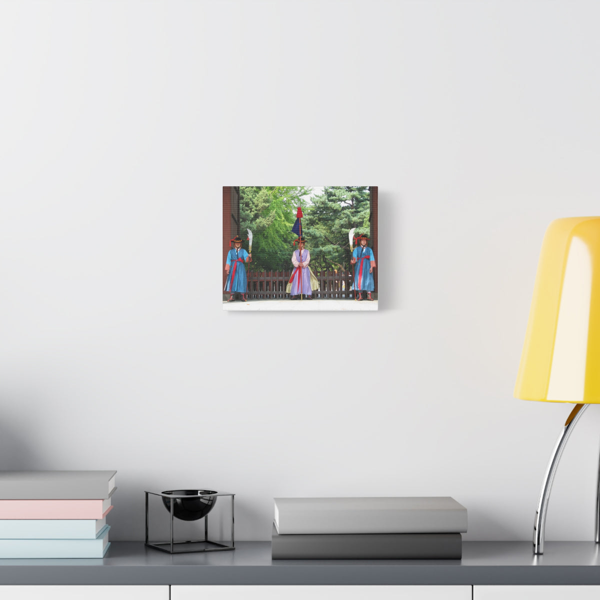 Korean Royal Guard Ceremony Matte Canvas