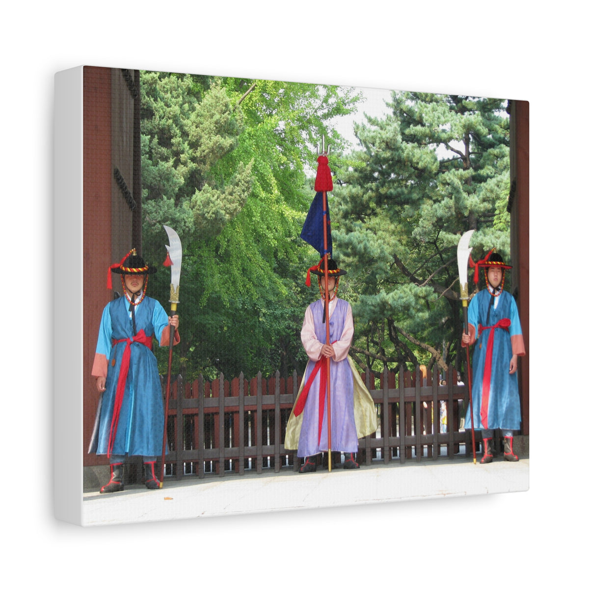 Korean Royal Guard Ceremony Matte Canvas