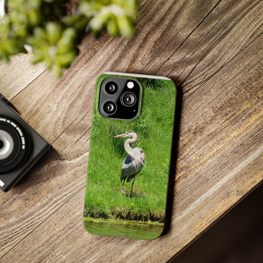 Great Blue Heron phone case | Slim Phone Cases