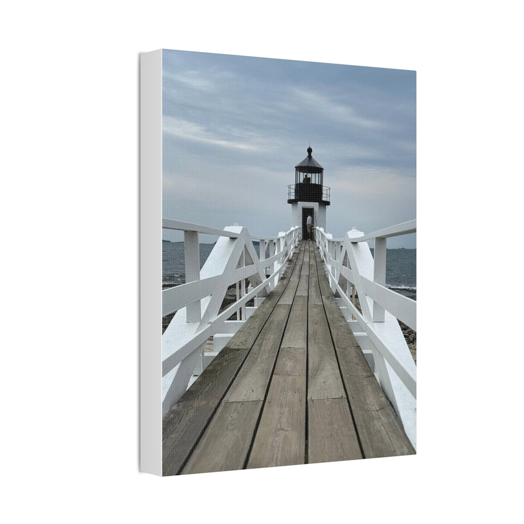 Stretched Canvas Lighthouse Pier Wall Art