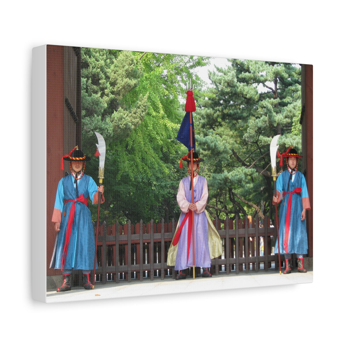 Korean Royal Guard Ceremony Matte Canvas