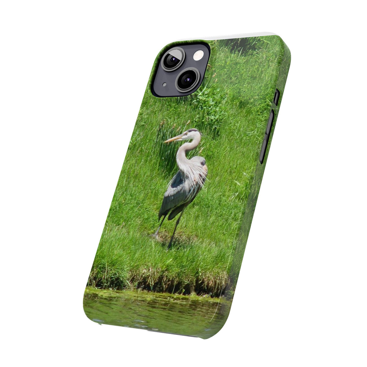 Great Blue Heron phone case | Slim Phone Cases