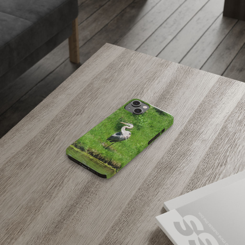 Great Blue Heron phone case | Slim Phone Cases