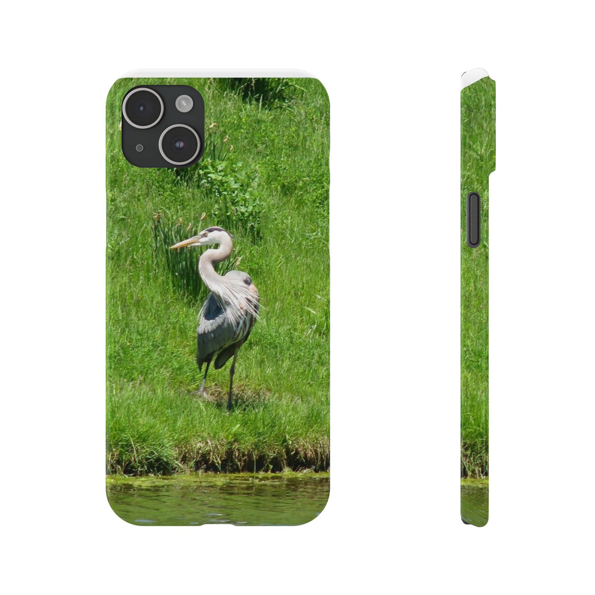 Great Blue Heron phone case | Slim Phone Cases