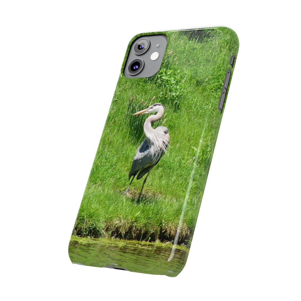 Great Blue Heron phone case | Slim Phone Cases