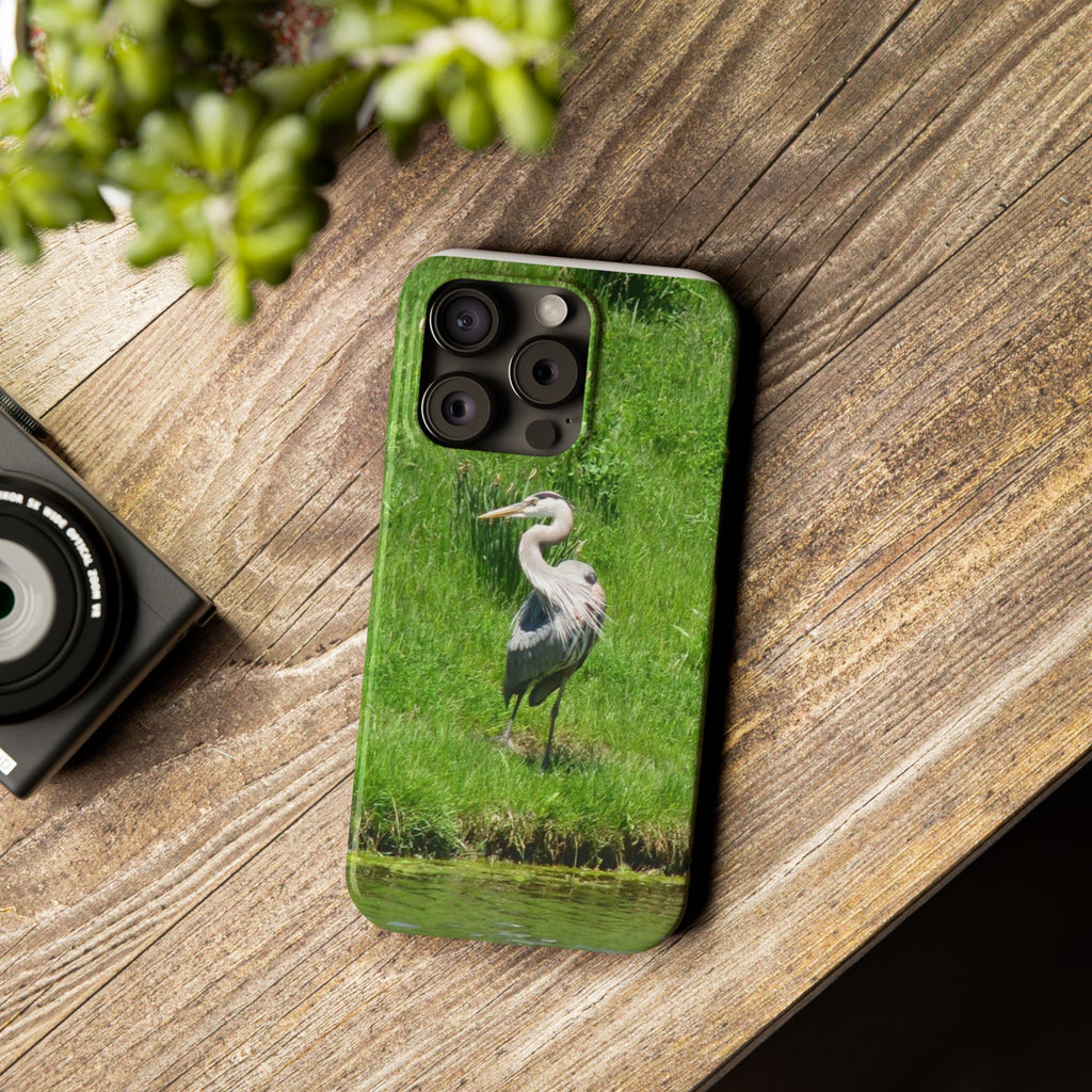 Great Blue Heron phone case | Slim Phone Cases