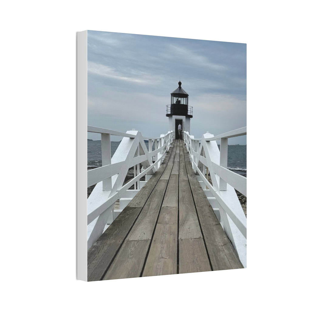 Stretched Canvas Lighthouse Pier Wall Art