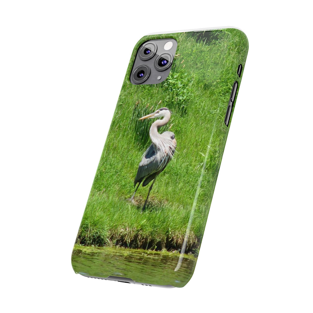 Great Blue Heron phone case | Slim Phone Cases
