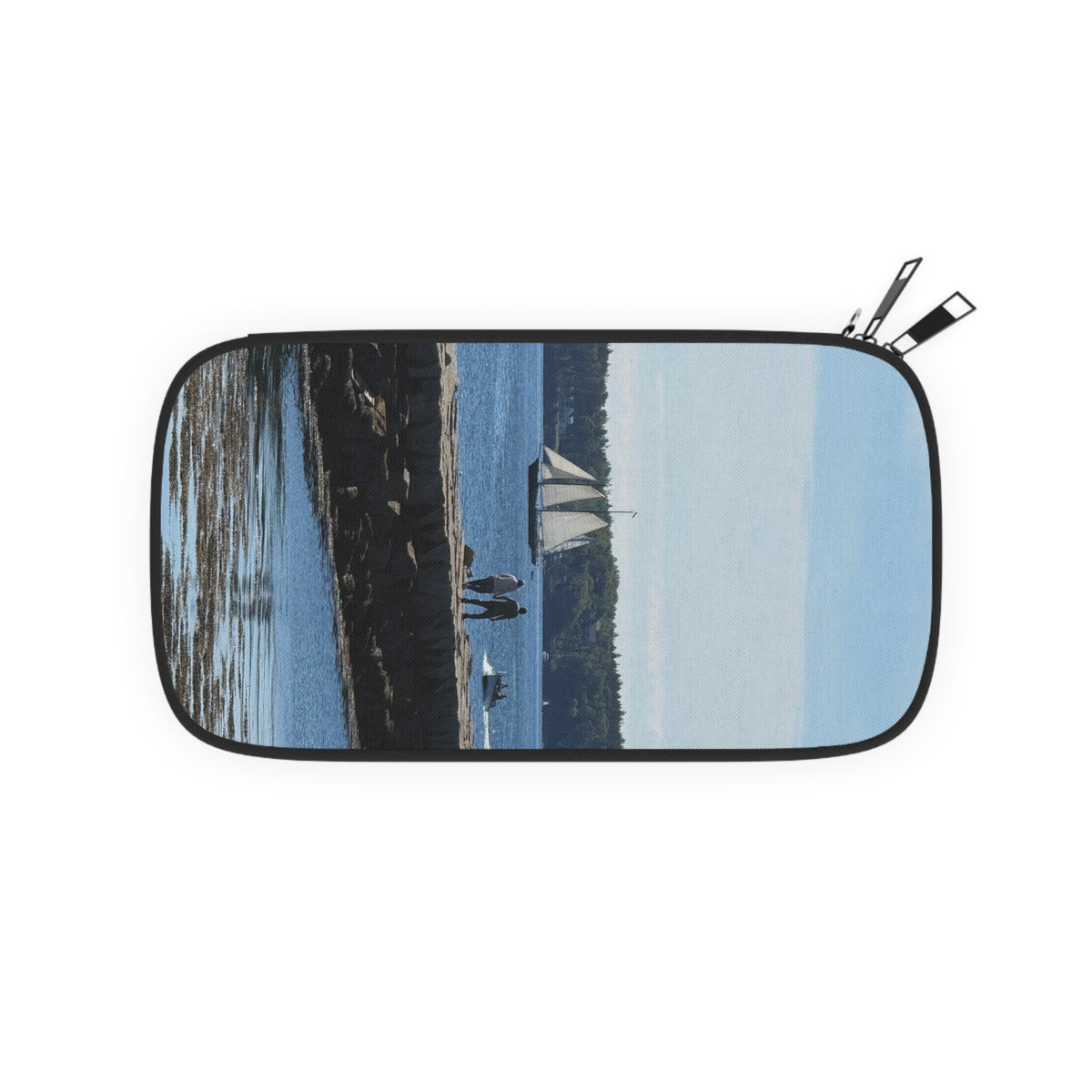Sailboat Harbor Passport Wallet