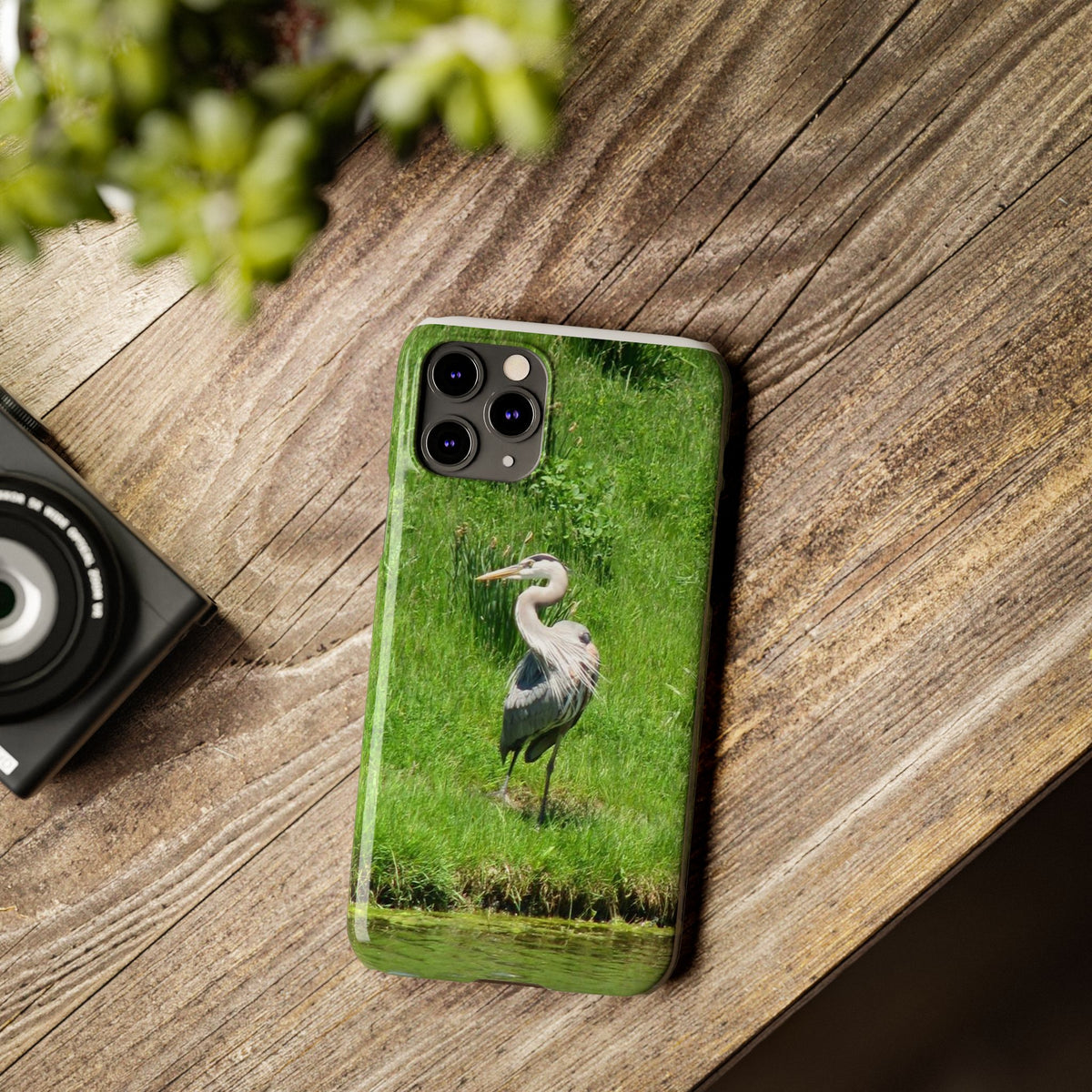 Great Blue Heron phone case | Slim Phone Cases