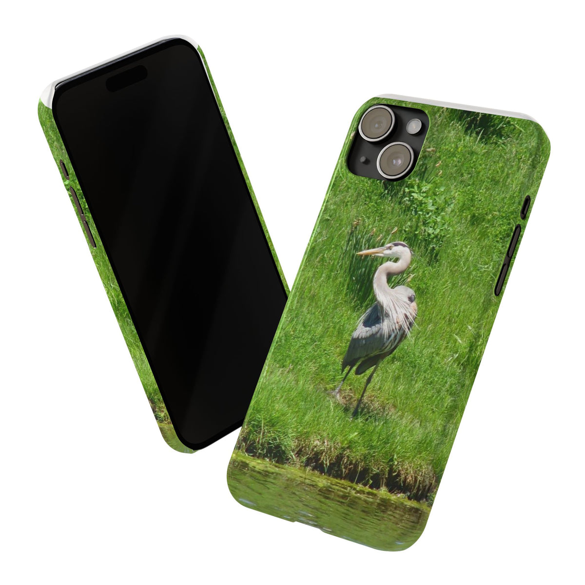 Great Blue Heron phone case | Slim Phone Cases