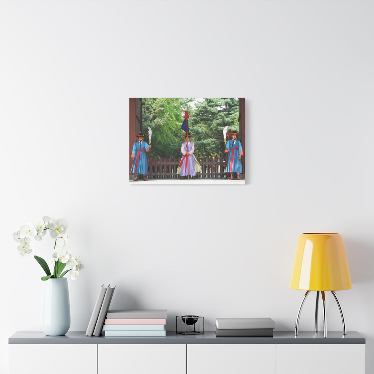 Korean Royal Guard Ceremony Matte Canvas