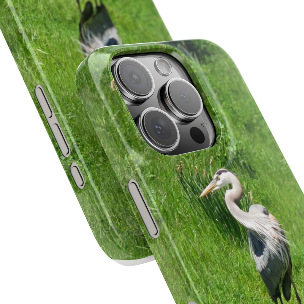 Great Blue Heron phone case | Slim Phone Cases