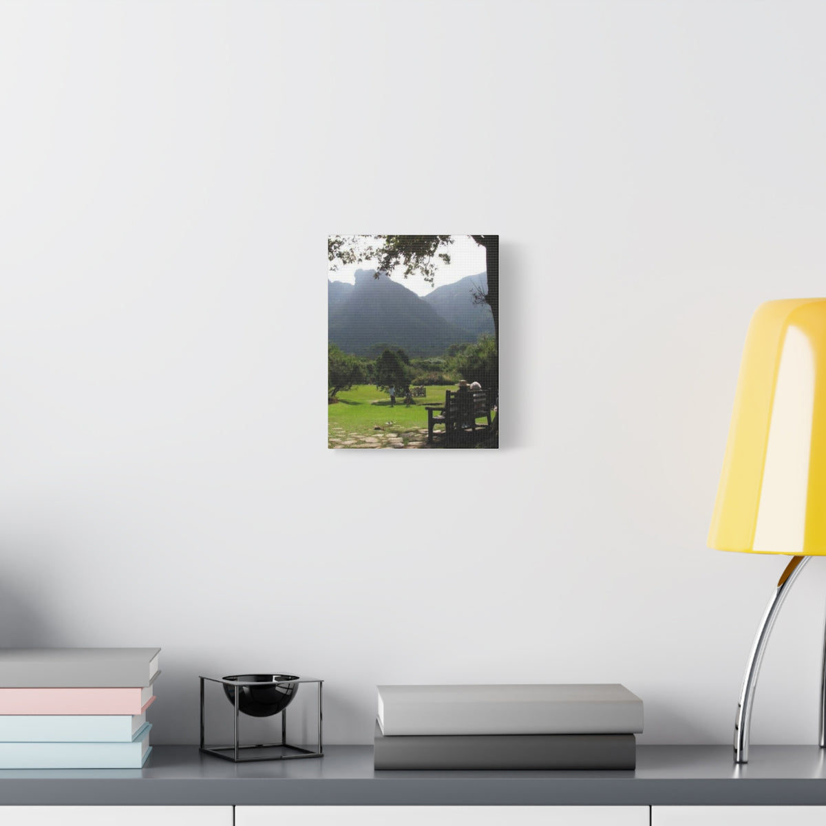 Mountain Valley Park Scene Matte Canvas Stretched 1.25" (South Africa)