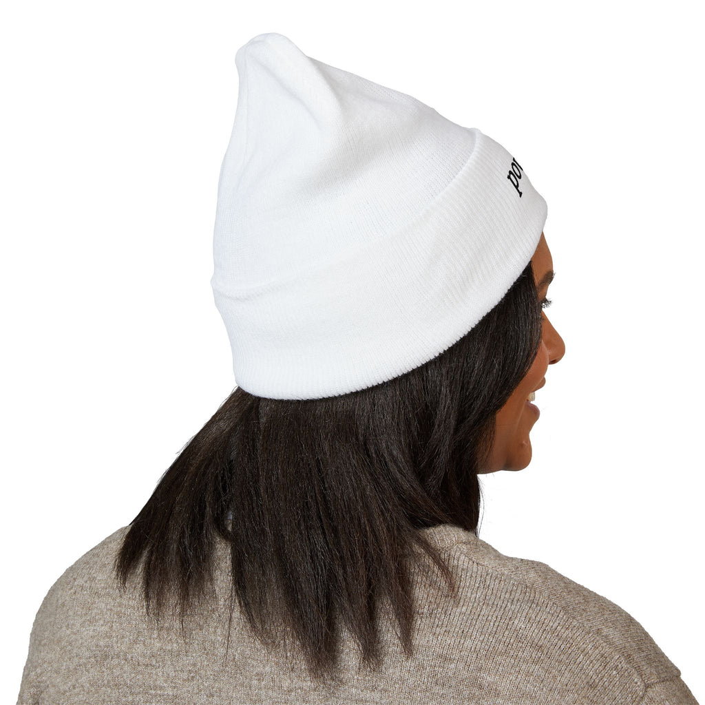 Powerful Embroidered Cuffed Beanie