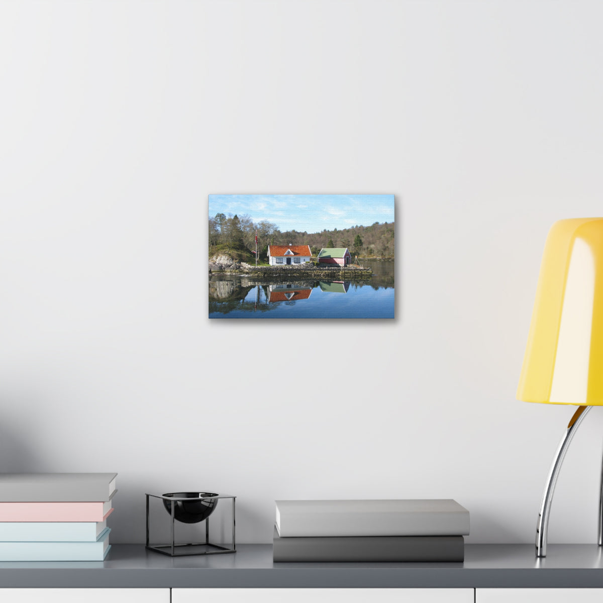 Norway Home Reflection Wall Art