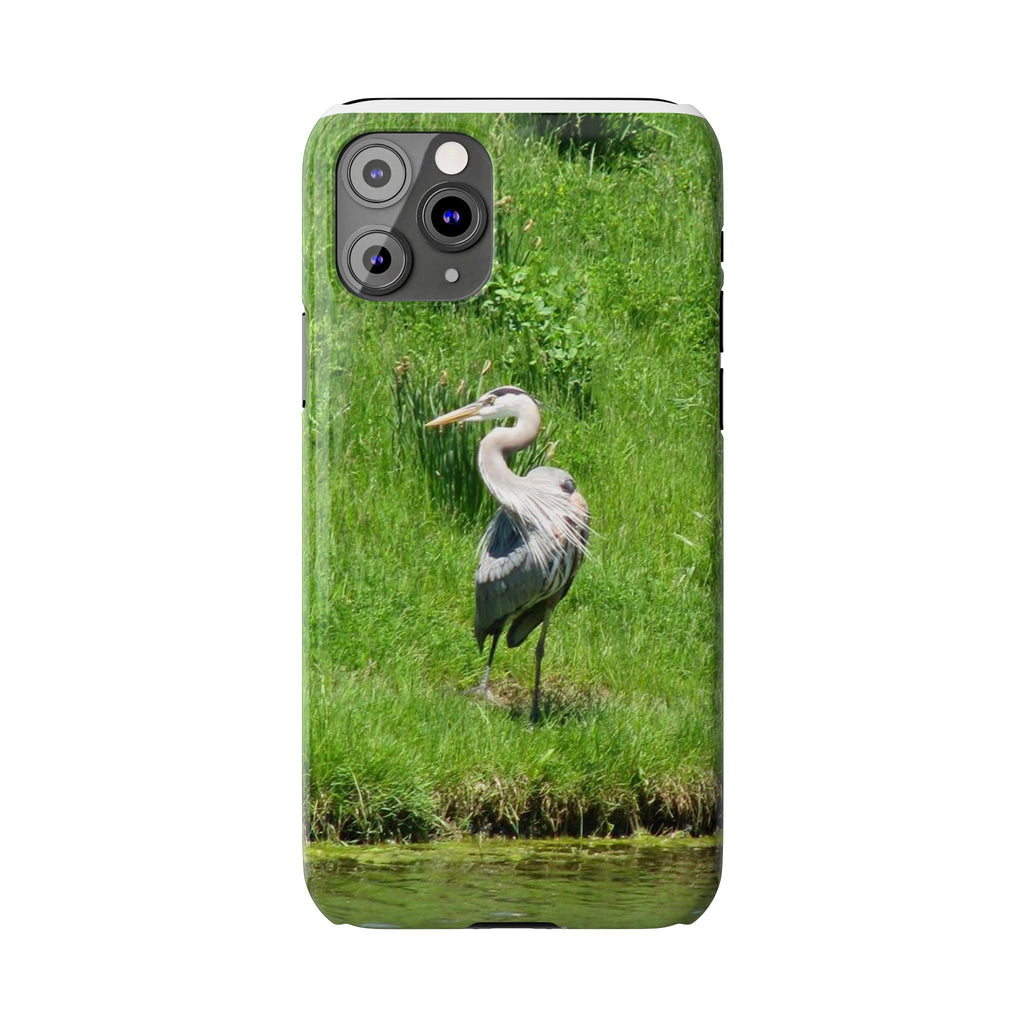 Great Blue Heron phone case | Slim Phone Cases