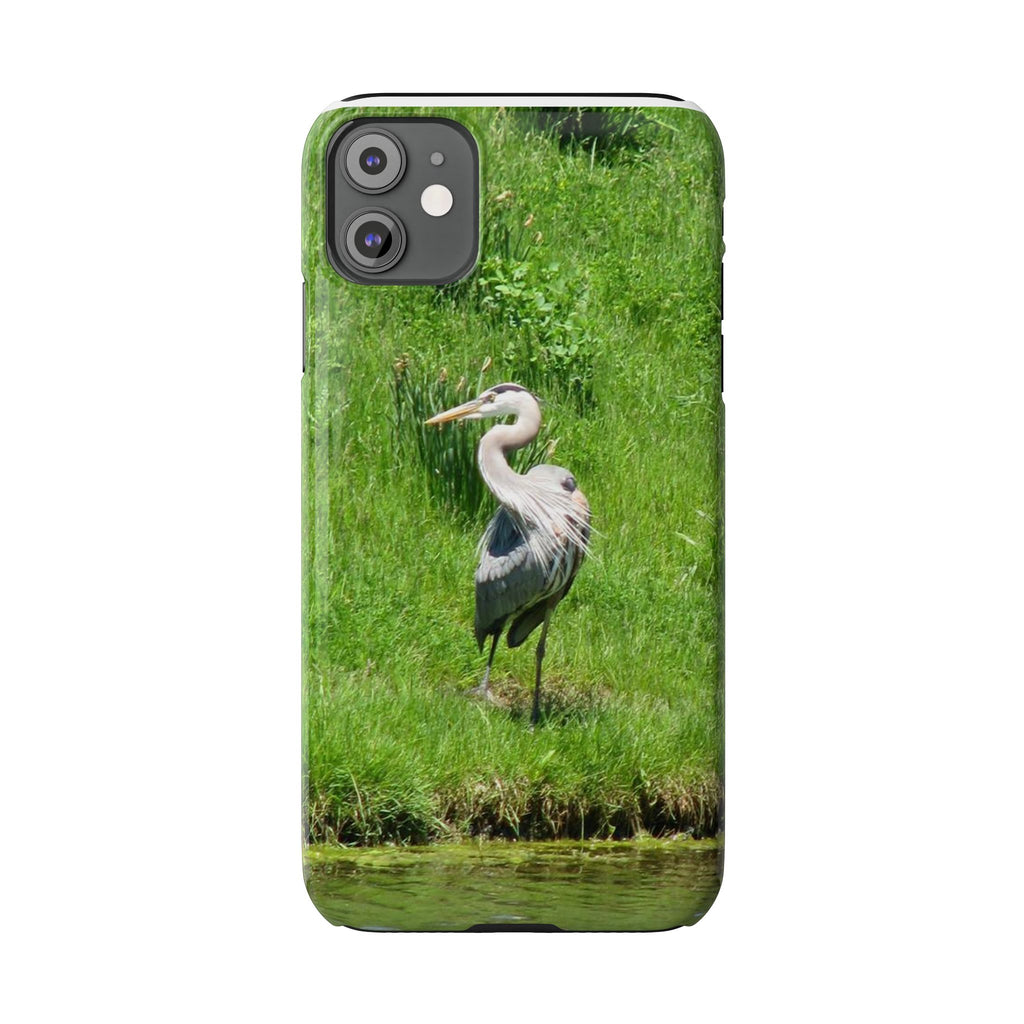 Great Blue Heron phone case | Slim Phone Cases
