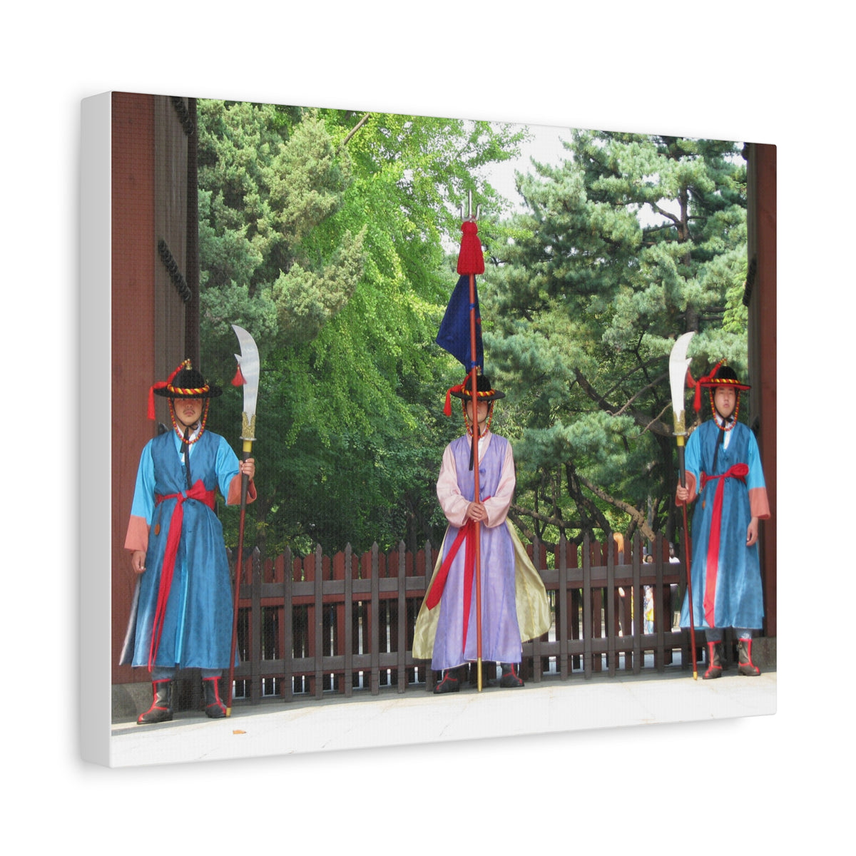 Korean Royal Guard Ceremony Matte Canvas