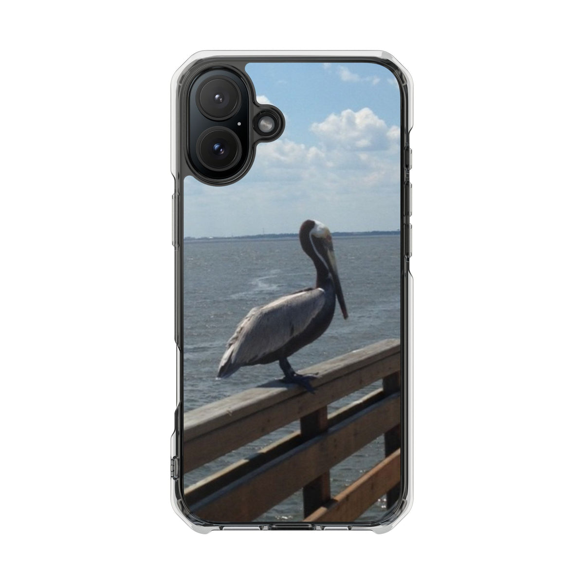 Pelican on Pier phone case | Clear Impact Case (USA)