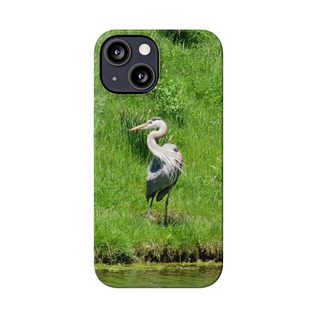 Great Blue Heron phone case | Slim Phone Cases