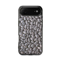 Gray Pebble Pattern Phone Case | Magnetic Clear Impact Case