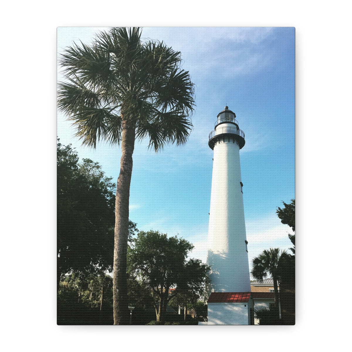 Coastal Lighthouse Photo Canvas Wall Art