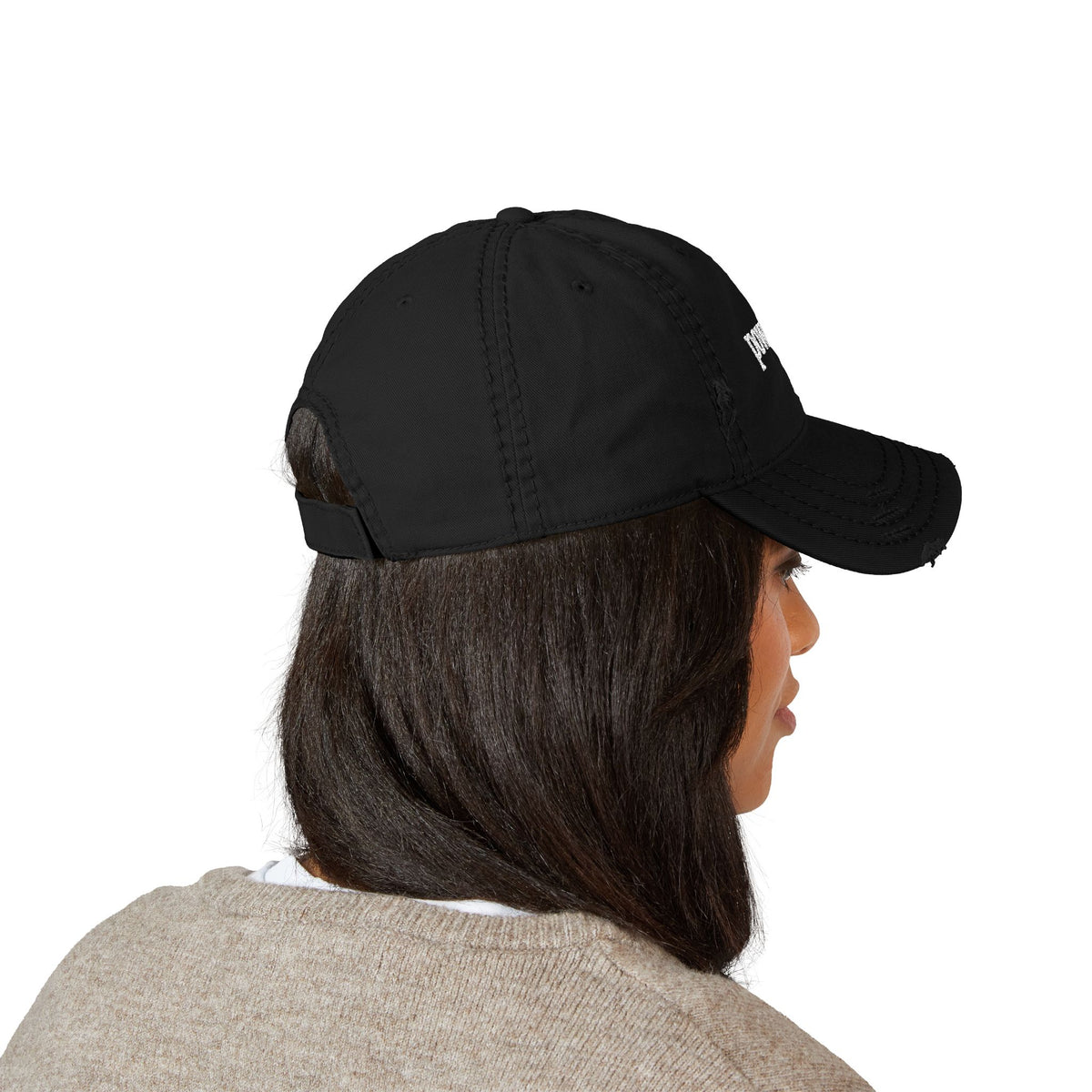 Powerful Distressed Dad Hat
