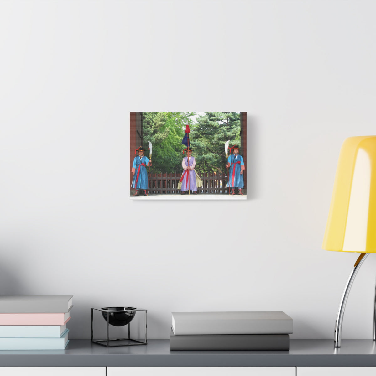 Korean Royal Guard Ceremony Matte Canvas