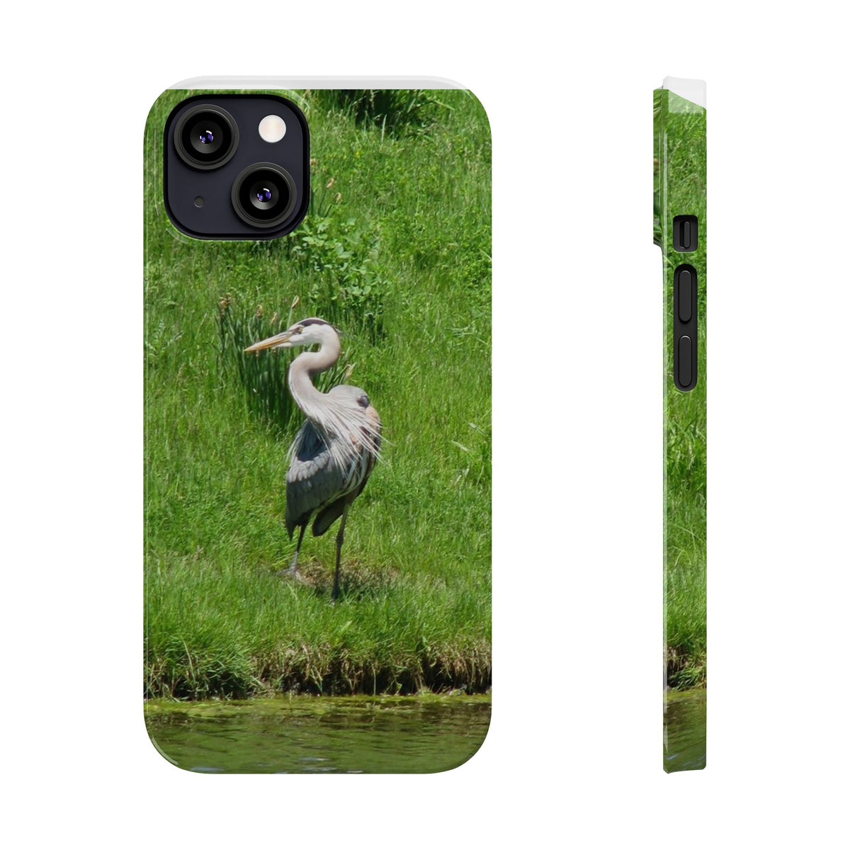 Great Blue Heron phone case | Slim Phone Cases