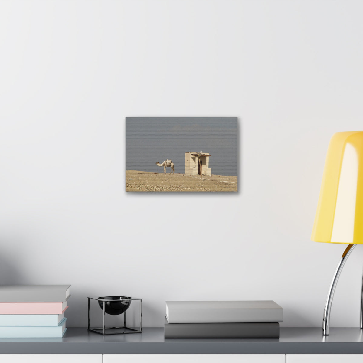 Desert Camel Landscape Canvas Wall Art