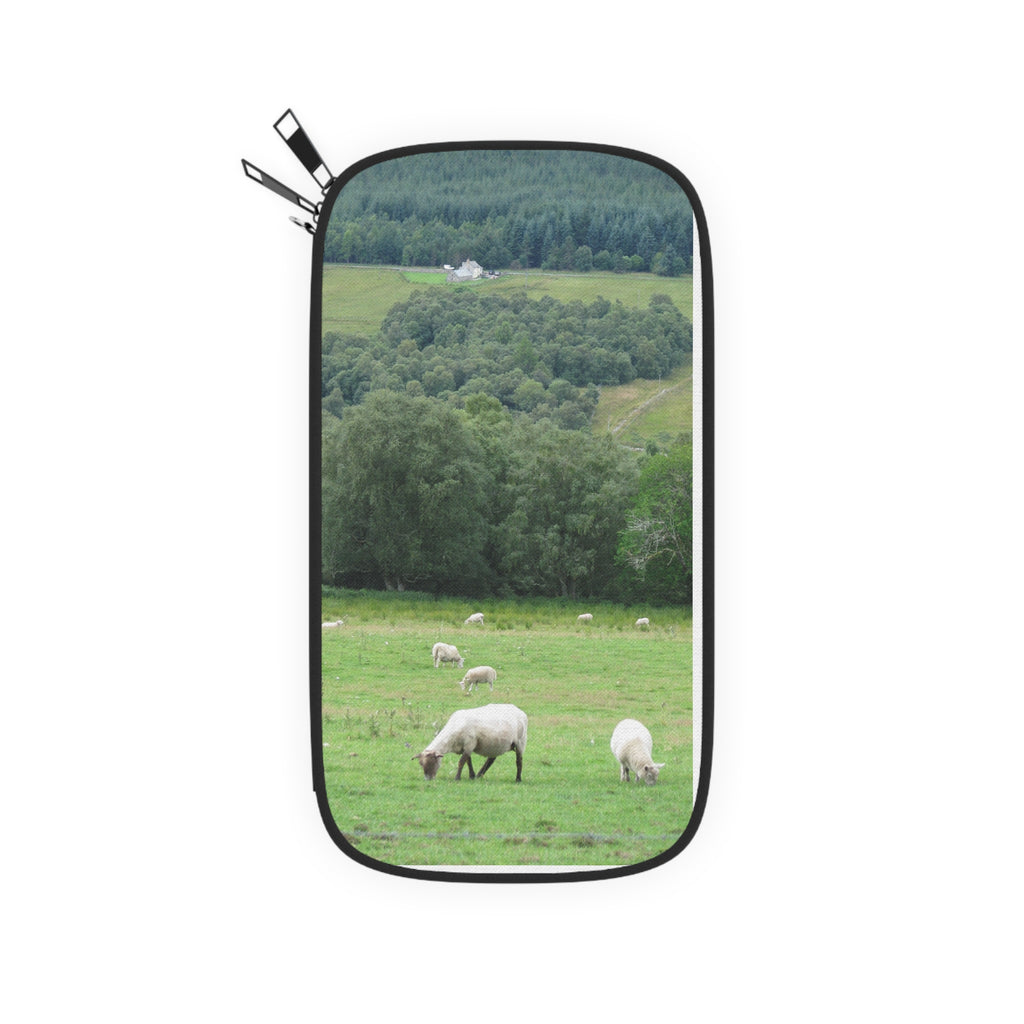 Sheep Meadow Passport Wallet – Countryside Travel Organizer