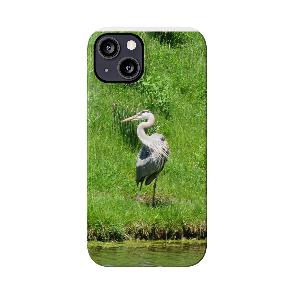 Great Blue Heron phone case | Slim Phone Cases